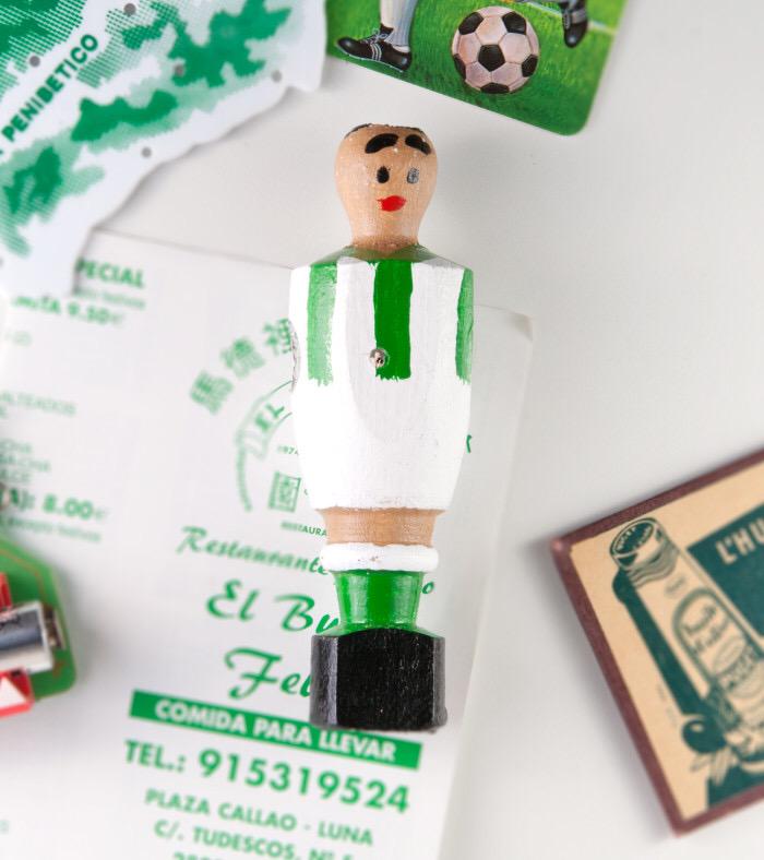 Alegriaind's tweet photo. Muñecos futbolín e imán para la nevera para celebrar los éxitos! Enhorabuena @RealBetis!!! http://t.co/yLXxyzr5Ai http://t.co/HKbxD5kGxi