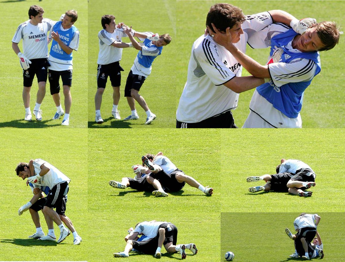 RMadridInfo's tweet photo. #RealMadridThrowback: Beckham & @CasillasWorld http://t.co/o7an0CKqYD