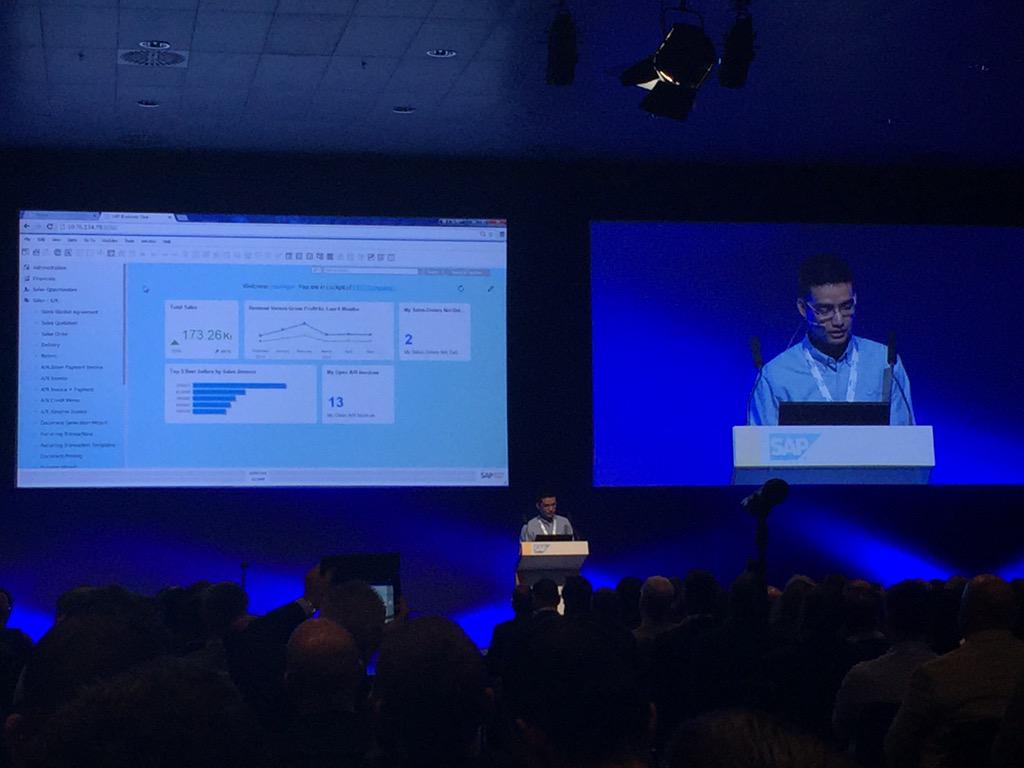 sbofans's tweet photo. RT @joelaharris: #SAPB1 browser access has landed! Delivering lower TCO &amp; higher value to customers #SAPPartnerSummit http://t.co/qSBQB44j0F