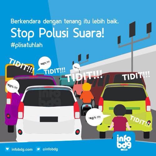 Cung siapa yg kena macet!? Harus sabar yaa, stop polusi suaraa.. Macet juga kan karena kita sendiri #plisatuhlah