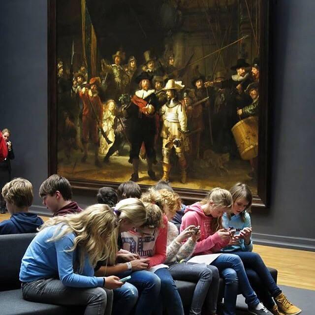 What a contrast