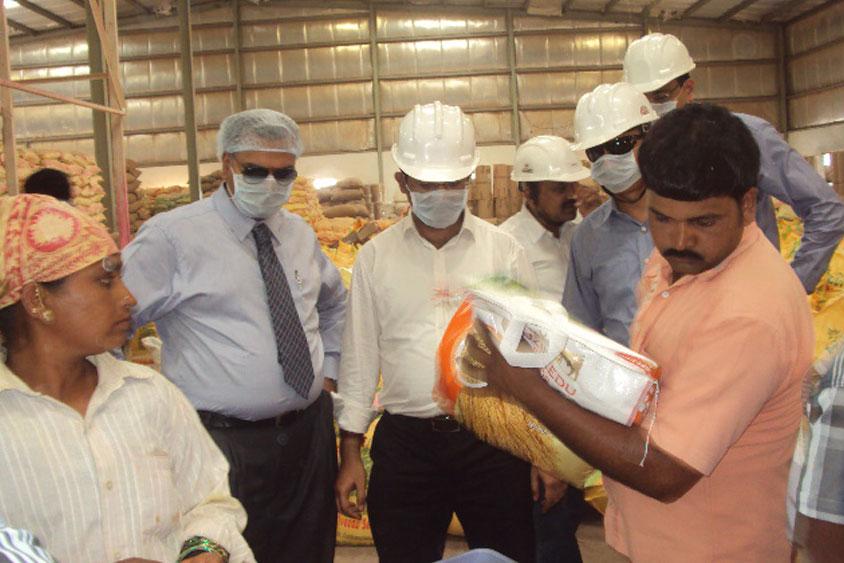 Sri Anish Damania, Co-CEO &amp; Amol Dhariya, Director of IDFC Securities visited Kothur Plant.  nuziveeduseeds.com/visit-of-offic…