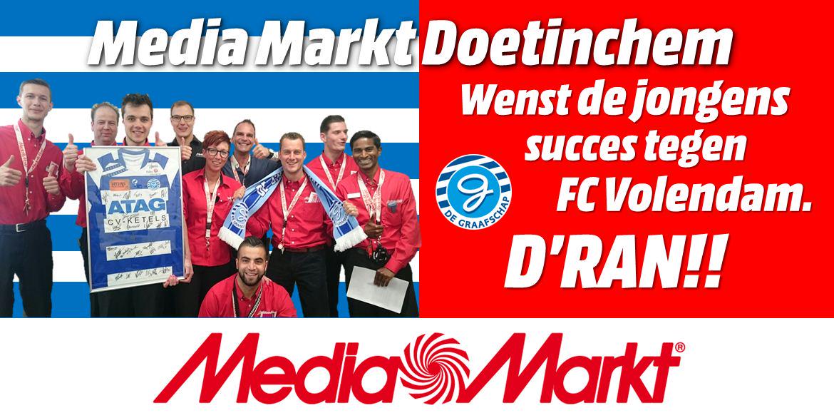 mmdoetinchem's tweet photo. We wensen @degraafschap veel succes donderdag! #GRAvol #dran http://t.co/LzWbDxF01g