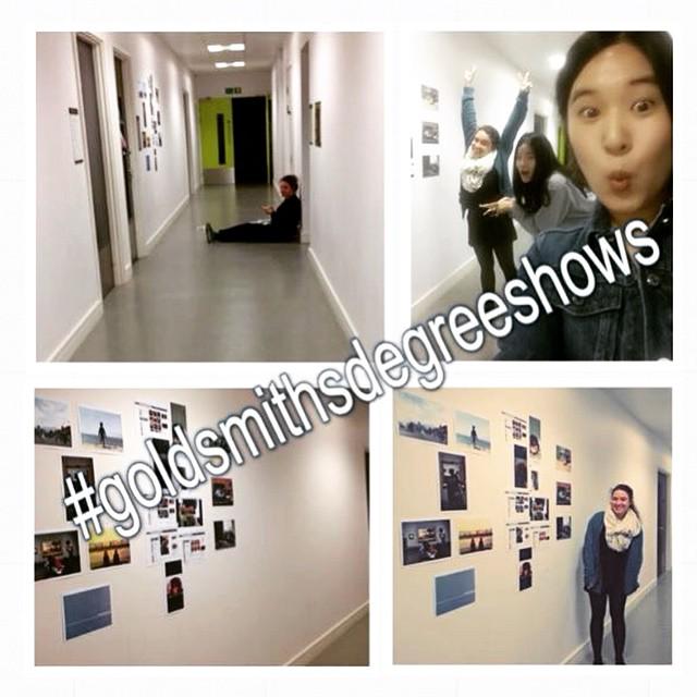 MAGoldPhoto's tweet photo. 43 days before #goldsmithsdegreeshows - @NenaKaz is working on her project and we are all having fun! #mygoldsmiths http://t.co/IXOA5sIpTC