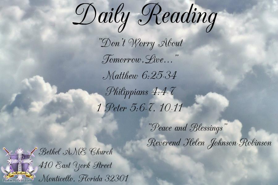 BAMEMonticello's tweet photo. Bethel AME Church Daily Reading @hljohn1977 http://t.co/FgXQZk1vvo