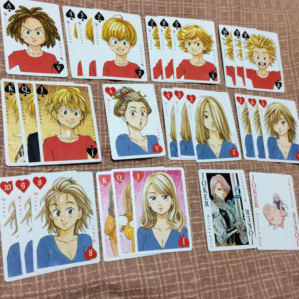 公式オンラインストアな 七つの大罪 七つの大罪フェス 非売品トランプ