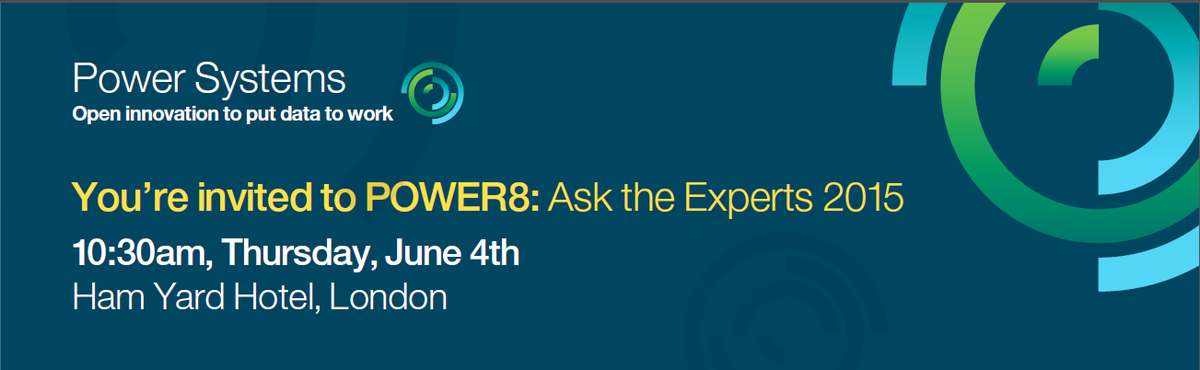 PowerDonaldson's tweet photo. IBM 'Ask the Experts' Power 8 Event London June 4th Ham Yard Hotel?.  Lets go! http://t.co/BmmyNaDQTS