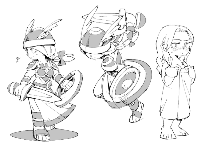 お絵かき:ワルキューレ 