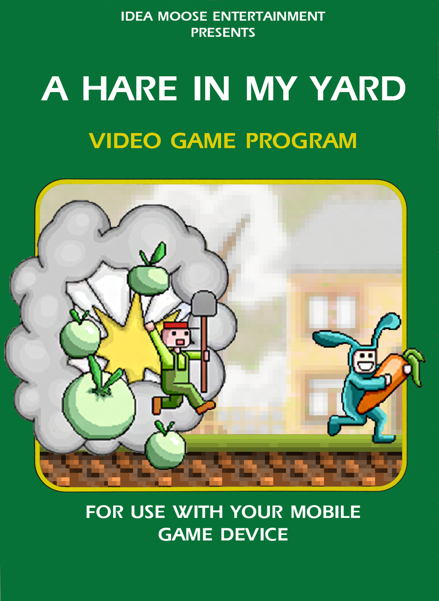 IdeaMoose's tweet photo. 'A Hare in my Yard'.  #Atari inspired gaming goodness for #iOS and #Android.  Visit http://t.co/Bk20NTBJ1g for more! http://t.co/hiNJSNtJnk