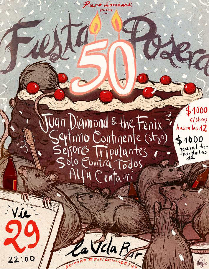 7mo_Continente's tweet photo. ESTE VIERNES 29 DE MAYO ESTAREMOS TOCANDO EN VALPO EN LA FIESTA POSERA 50 DESDE LAS 22:00hrs. en @LaVelaBar http://t.co/amGH9R1Wp0