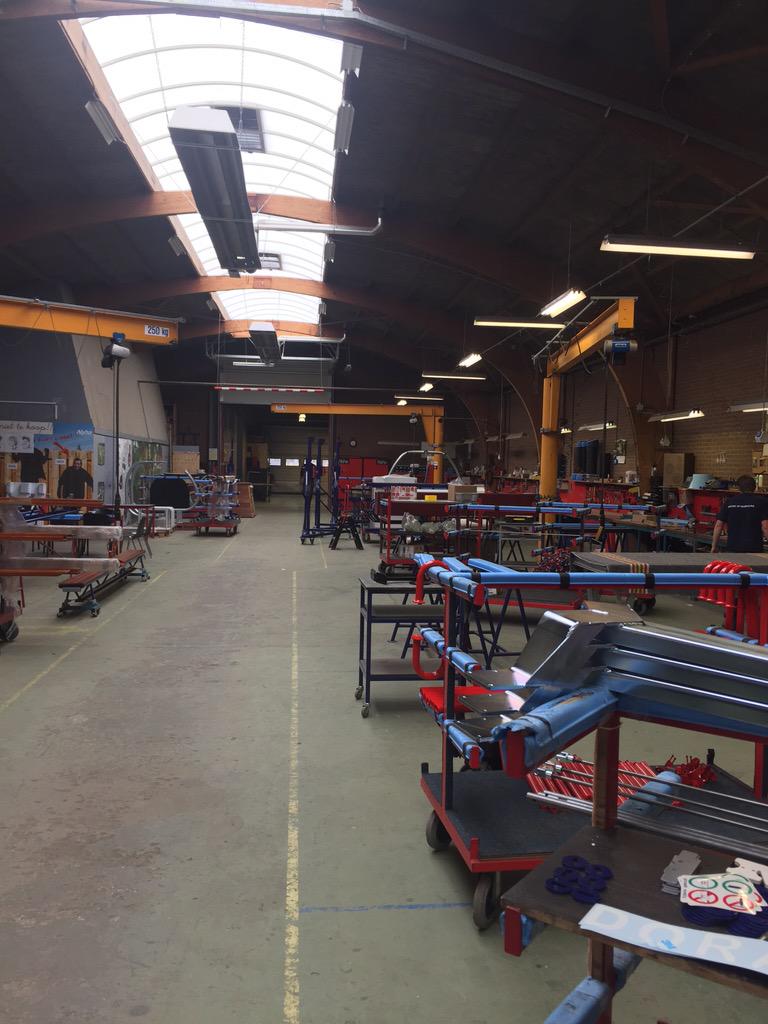 Rondleiding bij Fa. #Nijha #Lochem. Bijzonder te zien hoe het productieproces van speel-/gymtoestellen in elkaar zit.