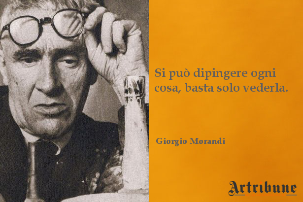 artribune's tweet photo. Citazione del giorno: Giorgio Morandi e la vera sfida per gli artisti... http://t.co/bQgjytYxMW