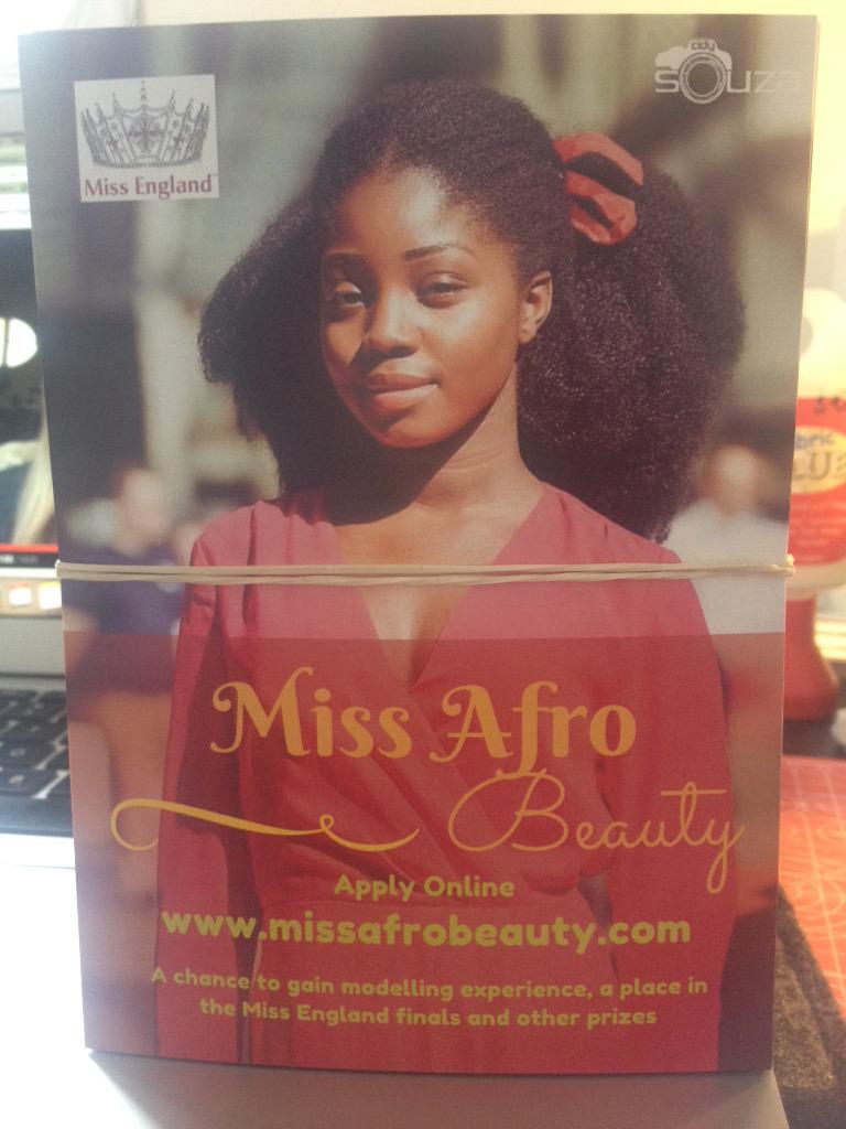 AfroBeautyUk's tweet photo. Applications open ! #missafrobeauty #missengland #2016 #beauty #model http://t.co/evKmfqozSp