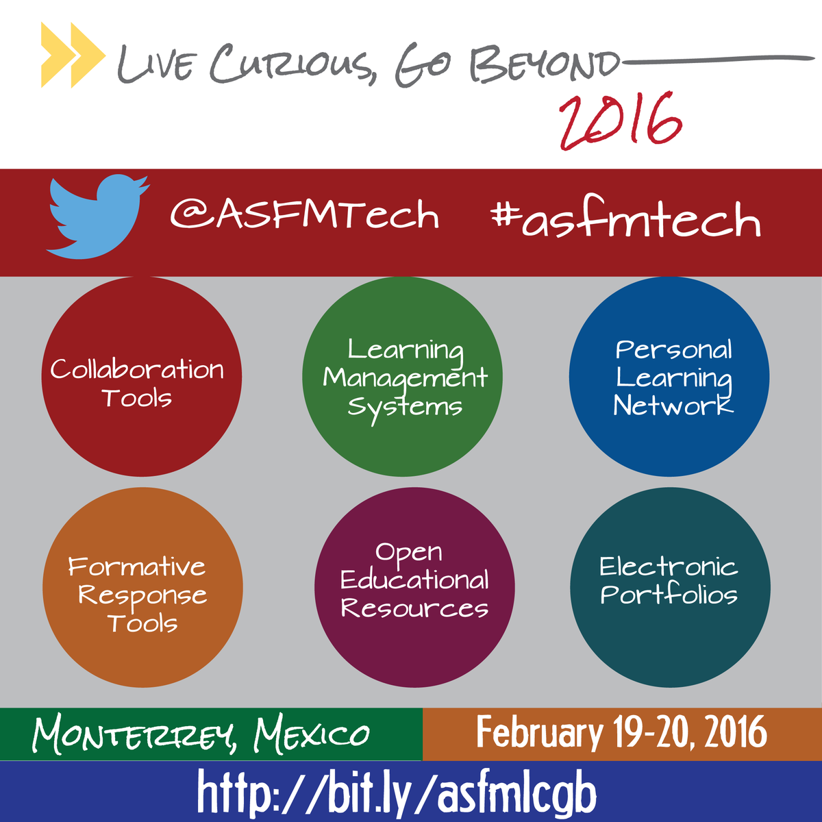 ASFMTech's tweet image. Save the date! Conference registration and call for presenters coming soon. bit.ly/asfmlcgb #asfmtech