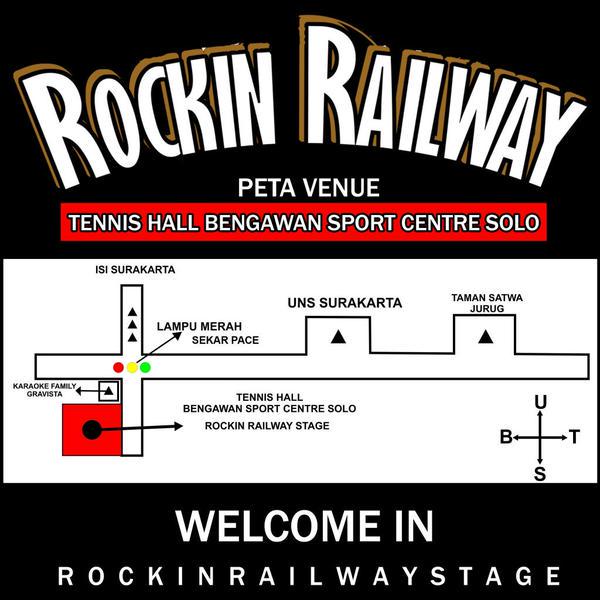 INFO : venue <a href="/rockinrailway/">RockinRailway</a> pidah ke TENIS HALL BENGAWAN SPORT CENTER SOLO