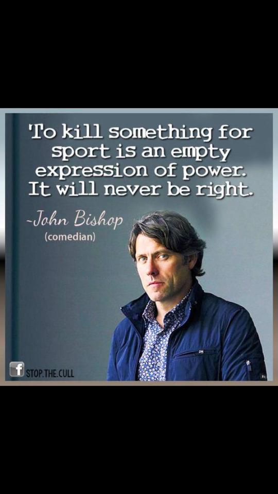 Sallyst83540181's tweet photo. Well said @PeterEgan6 @rickygervais @DrBrianMay @JohnBishop100 Real Men care about #animalwelfare  #SaveOurWildlife http://t.co/rGT3Id2t2U