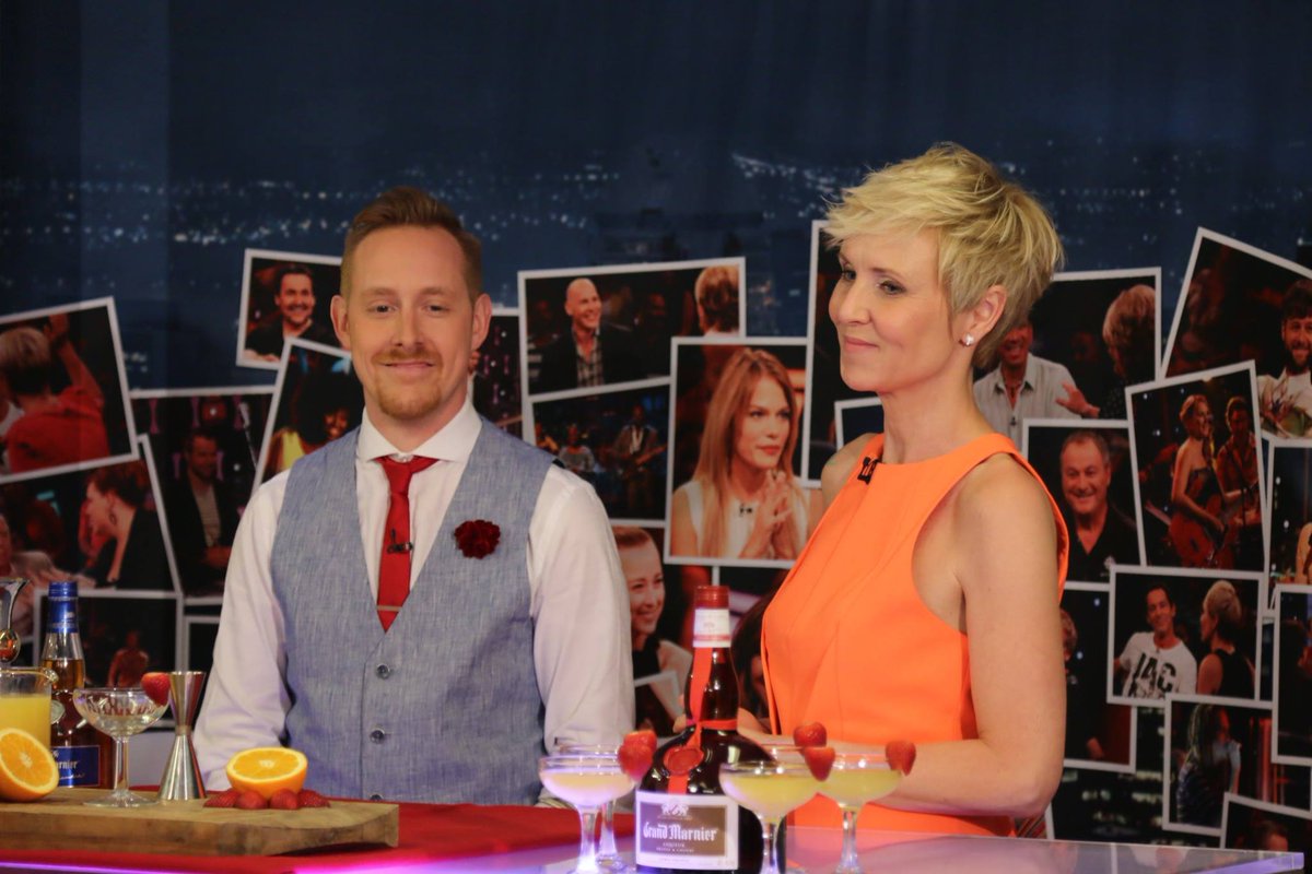 Wirtz Beverage Canada Reserve Brand Ambassador <a href="/FluidSam/">Sam Dalcourt</a> on @RC_Penelope with  #grandmarnier #Reserve