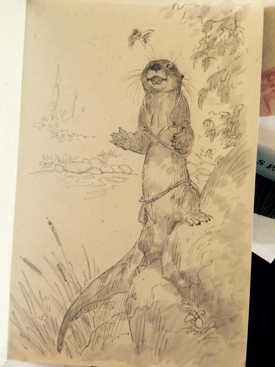 tiny otter from this morning 