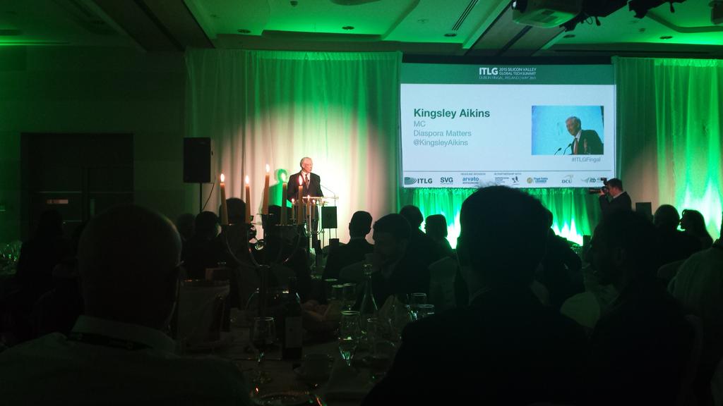 eirBusiness's tweet image. We kicking off the night with @kingsleyaikins, looking forward to a great night and awarding the winner of @lab353.