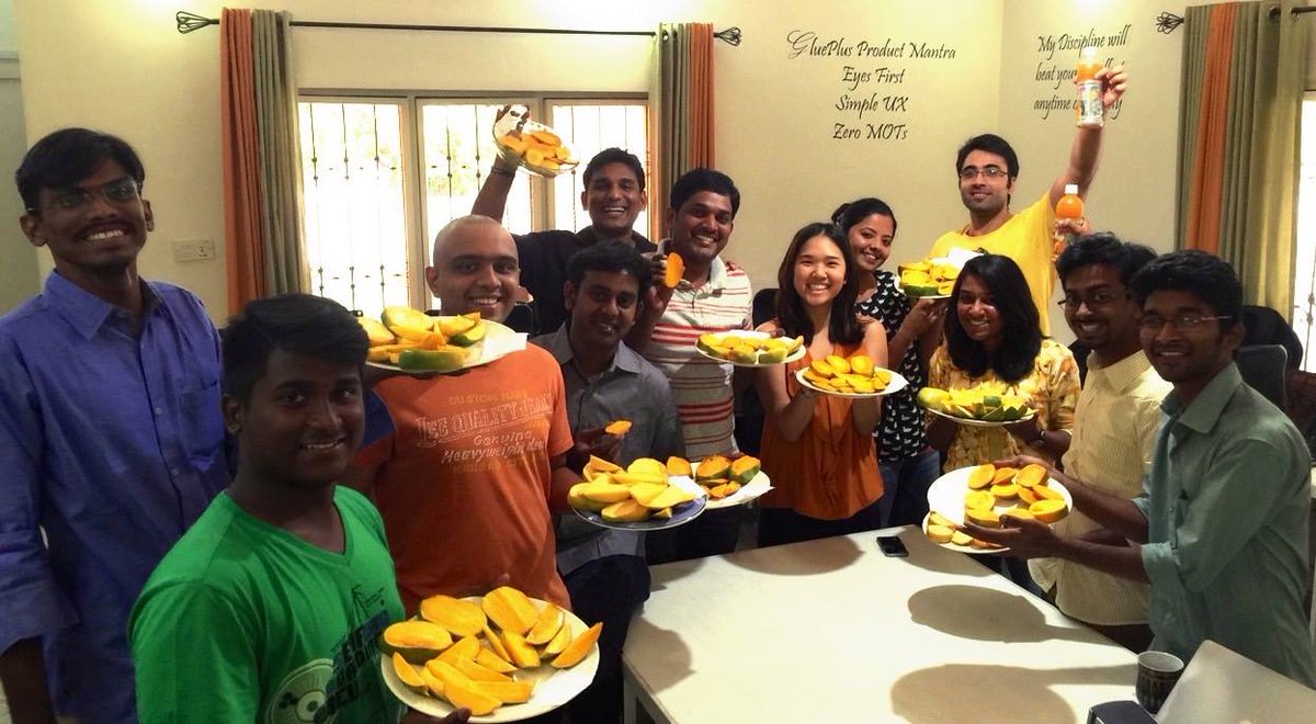 GluePlusIndia's tweet photo. Celebrating the season with some yummy Mangoes... #MangoDay #Mango #Funatwork #workhardplayhard #startupfun http://t.co/dCQiqpYbGR