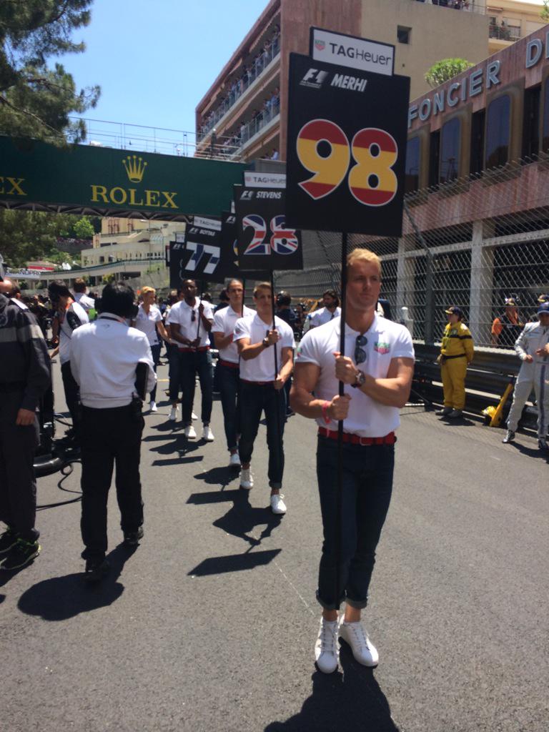 JennieGow's tweet photo. #F1 poll: Would you like to see more Grid boys? favourite this...or if, like Vettel, you want grid girls back hit RT http://t.co/nAGBsbCDnU