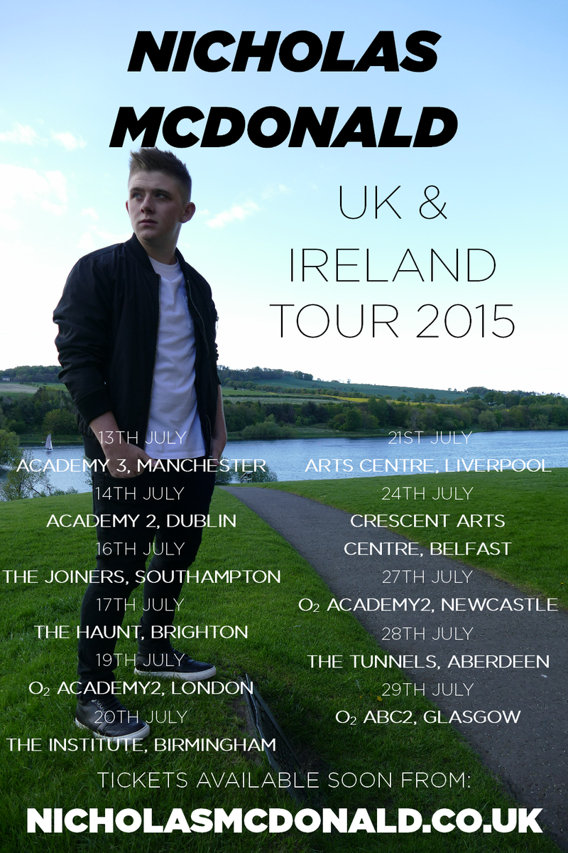 nickymcdonald1's tweet photo. RT RT So happy to announce my UK &amp; Ireland Tour this July!! Tickets will be available REALLY soon!! #NickyOnTour http://t.co/zvmETNbrBn