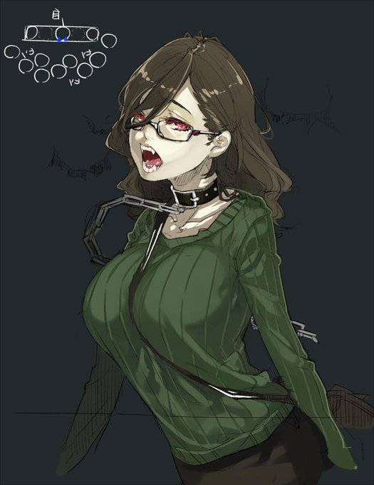 私の似顔絵です。
街中で「胸を揉ませていただけませんか?ドゥフフ」と声かけていただければ、あ!この人つツイッター見てくれてる人だって分かるので、揉ませてあげます。見かけたら声かけてください。 