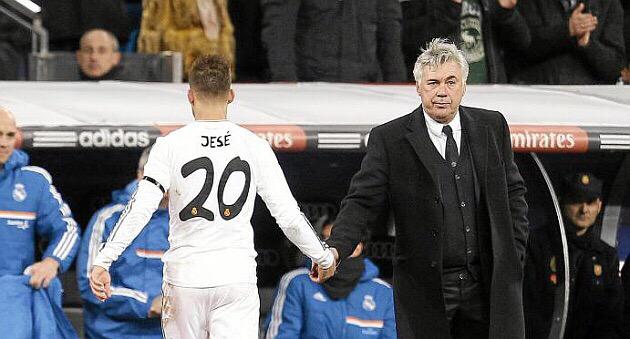 JeseRodriguez10's tweet photo. Gracias por tus consejos, has demostrado ser un gran entrenador @MrAncelotti te deseo lo mejor. Gran persona🔝 http://t.co/a9Vv1sFZ5F