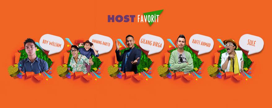 #IKCA2015 Host Favorit : <a href="/boywilliam/">BOY WILLIAM</a> <a href="/danangpostman/">Danang Suryonegoro</a> &amp; <a href="/imamdarto/">Imam Darto</a> <a href="/GilangDirga/">ً</a> <a href="/RaffiAhmadLagi/">.</a> <a href="/newsuleprikitiw/">SULE prikitiw</a>