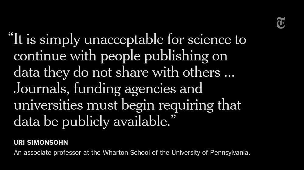 NYTScience's tweet photo. A maligned study on gay marriage has shaken public trust in how scientists vet new findings http://t.co/BGjKtqhzMD http://t.co/cnkEV4HiQz