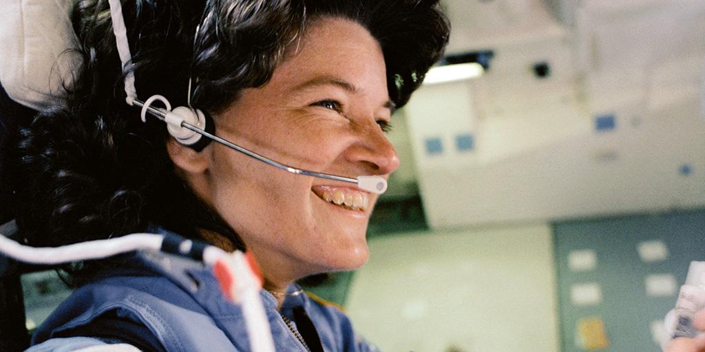Happy birthday to the first American woman in space, Sally Ride.  