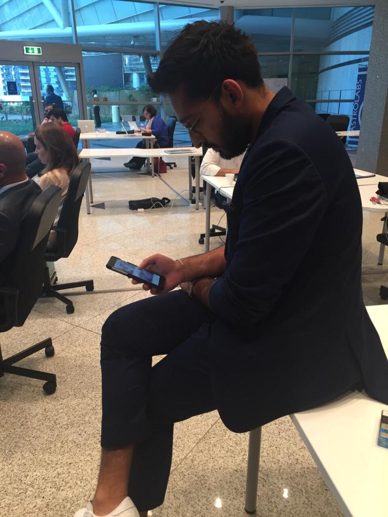 TheOnlineProj's tweet image. Amad from #projectcode startup ready to pitch next! #astro500