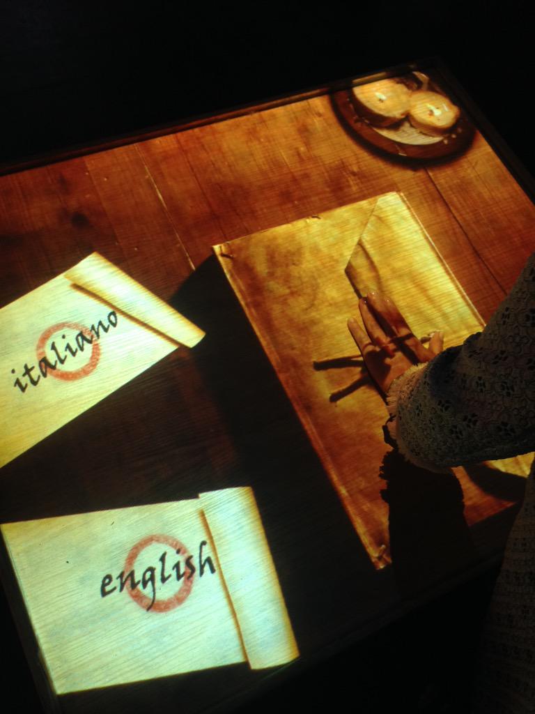 cappellini_c's tweet image. Molto suggestiva la mostra 'Inside The Last Supper' #HubLeonardo @F_Stelline. Grande progetto di @LombardiaOnLine!