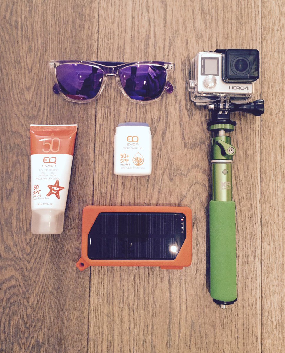 XSories's tweet photo. Summer essentials by @bywalskilondon​ with the #UShot pole &amp; #XSolar Charger! Where would you go with this? + @eql0ve http://t.co/CkaNvibPoT