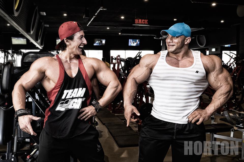 <a href="/SadikHadzovic/">Sadik Hadzovic</a> and Big Ramy goofing off at the gym. Who do you think looks best? #gat #teamgat #gatsupplements