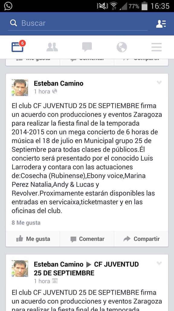 FAVRubí 2015 tweet media