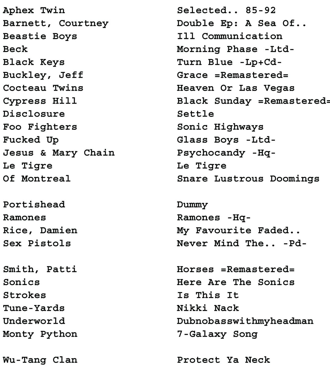 ApoloStore's tweet image. Demà ens arriben mooooooooooooooolts discos! :)