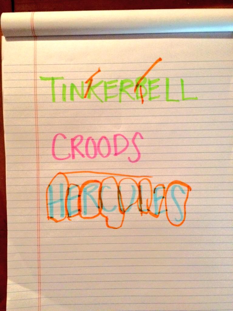 uniqua_7's tweet photo. looks like the #MSisters are watching Hercules today. majority vote. http://t.co/52fGBjnLY0