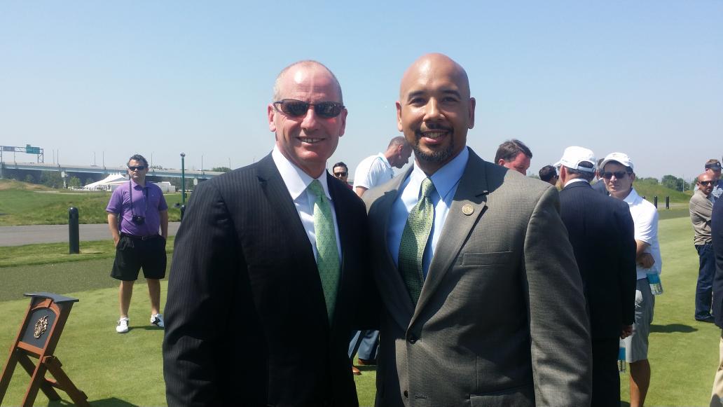 Bronx BP and Ron Lieberman waiting to inaugurate Trump Golf Links in The Bx