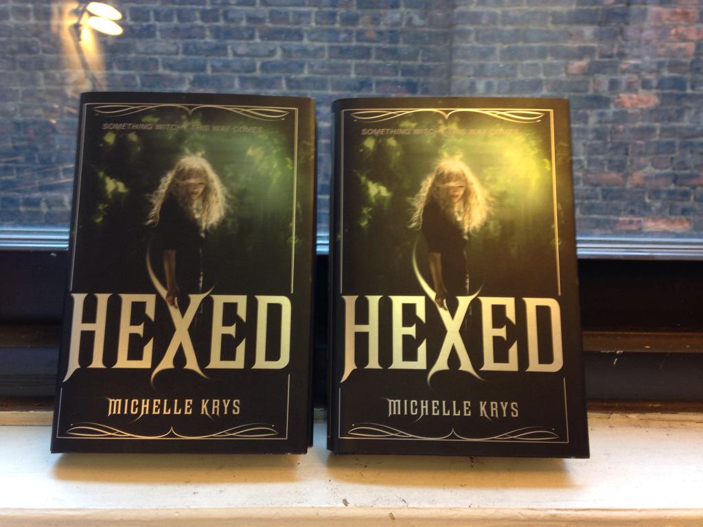 WolfLiterary's tweet photo. To celebrate the pub day of @MichelleKrys' CHARMED, we're doing a #giveaway of 2 copies of HEXED! RT to enter! http://t.co/8MrdzlvfRD