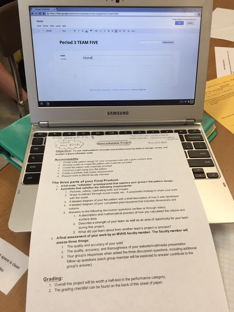 Team5yaymath's tweet image. Successful day in math! Started our website and chose our shape #equilateraltriangle #mvhsGEO