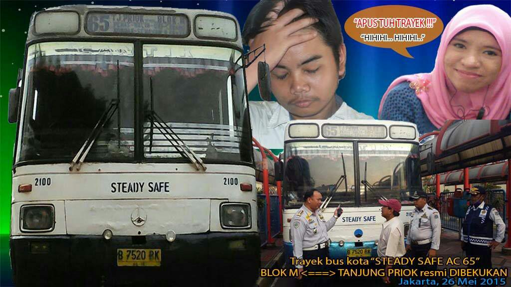 BisKota_'s tweet photo. RIP Steady Safe, satu2nya bus yg tersisa di Patas AC 65 dibekukan hari ini. http://t.co/oLUk9sqgyj