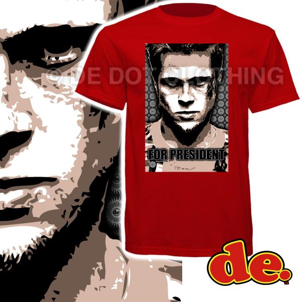 DeDotClothing's tweet image. Get your Tyler Durden for President shirt at dld.bz/dE2Ch #DeDotClothing #ProjectMayham #FightClub