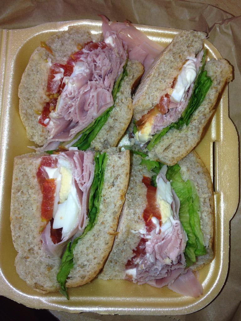 FillingsHuds's tweet photo. What a beast! Ham and all the trimmings #Huddersfield #hungery #Sandwiches #yum http://t.co/hQACpcva68