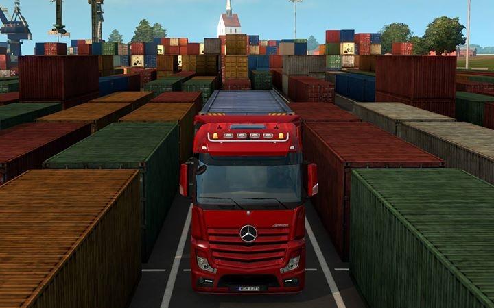 Johnnny995's tweet photo. Brilliant DLC, brilliant map of Scandinavia, super model of the New Actros. @SCSsoftware  @MercedesBenz #ets2 #actros http://t.co/nyO6Kl37GN