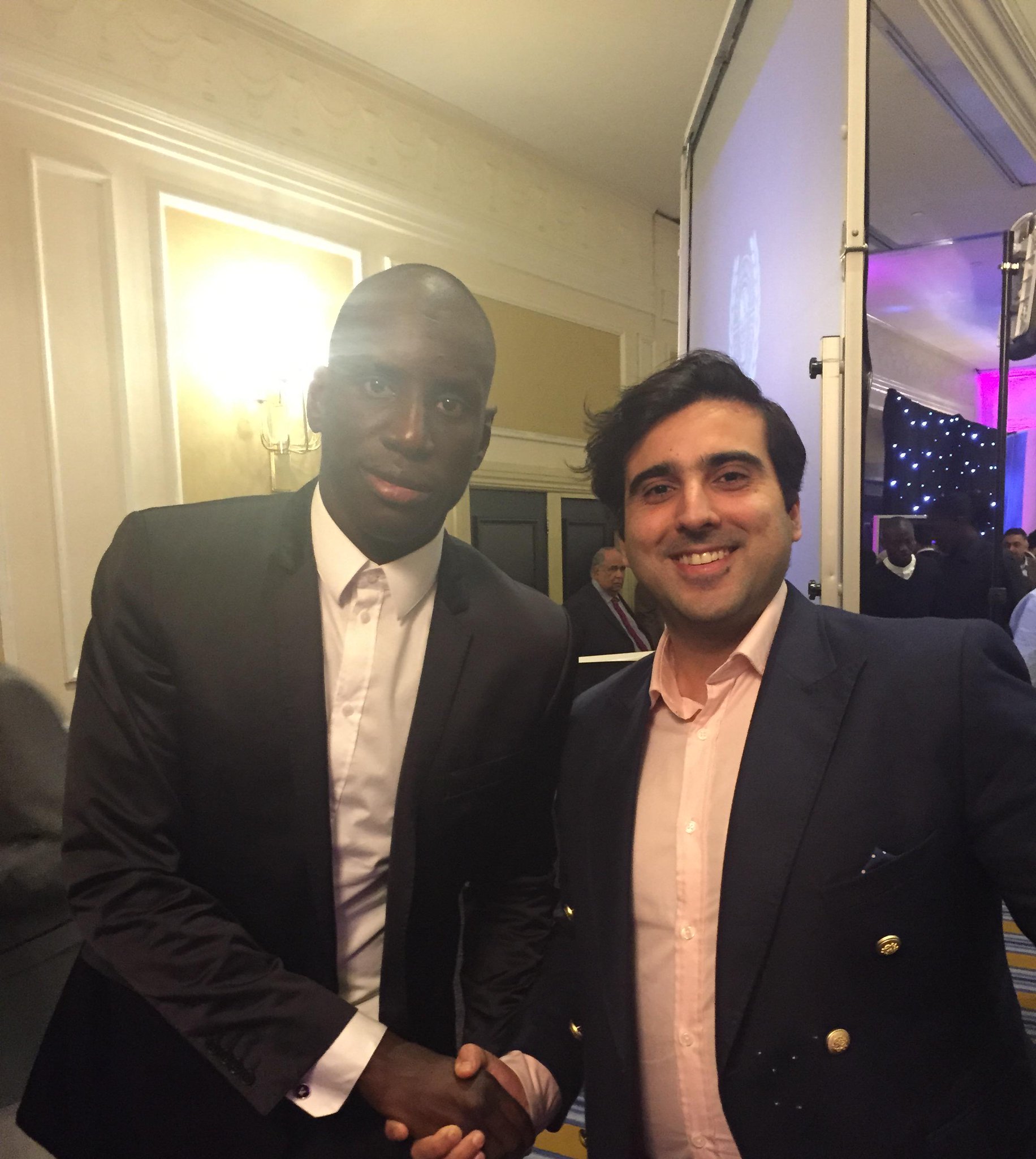 Delighted to meet and chat to a wonderful gentleman and a role model Happy 30th Birthday Demba Ba. 