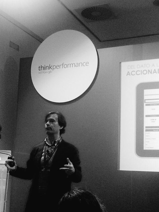 lesteban's tweet photo. Que grande @javieroliete en #ThinkPerformanceES Gran caso práctico de programática! Well done :) http://t.co/5OPBECXiRy