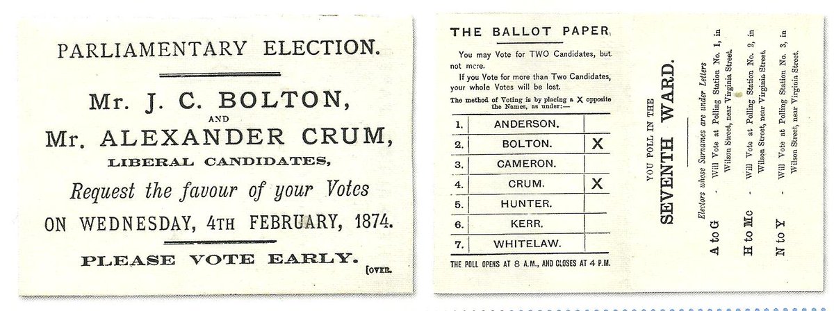 Jefforbited's tweet photo. Election curio from #GE1874, reprinted in STAMP mag June 2015. Liberal party election leaflet. http://t.co/dq02BCIEZj