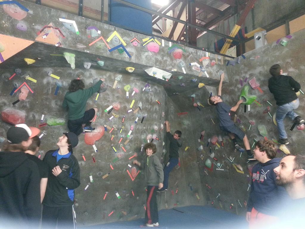 FranzMerry's tweet image. The Rock climbing adventure begins! @WCCHS #ELAclass #NovelStudy