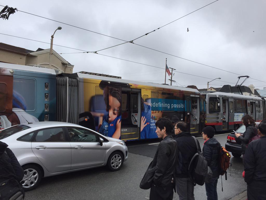 elwatto's tweet image. My train couldn't make it uphill #muniproblems